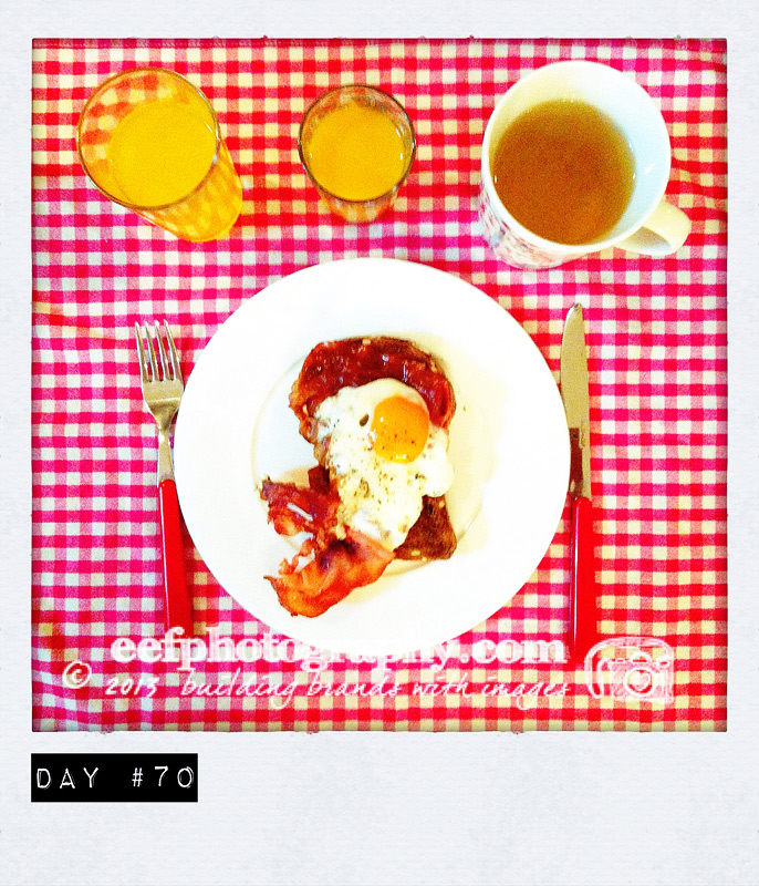100 days of breakfast, personal project iphone photography istagram