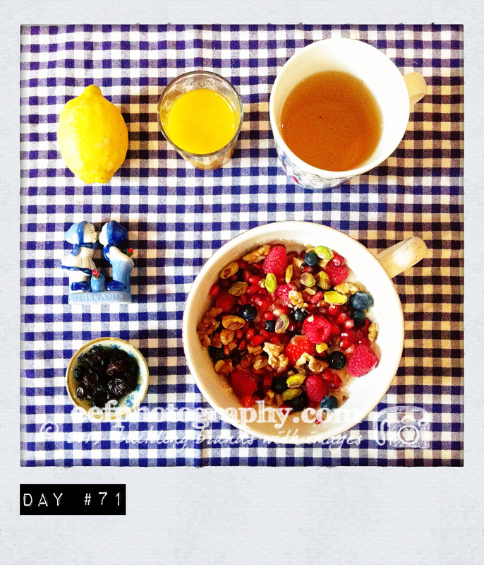 100 days of breakfast, personal project iphone photography istagram