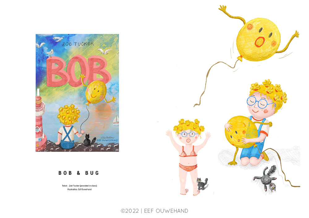 kinderboeken illustraties, vrolijke illustraties, kleurrijke illustraties