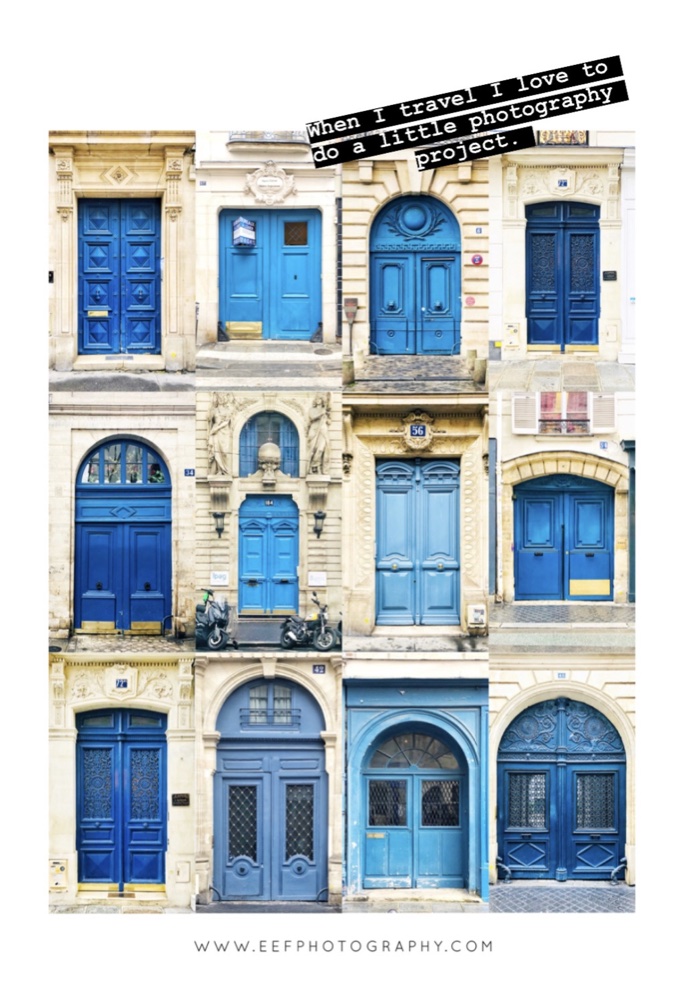 blue doors Paris